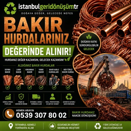 İstanbul Geri Dönüşüm | Hurda Alımı, Geri Dönüşüm ve Sıfır Atık Hizmetleri